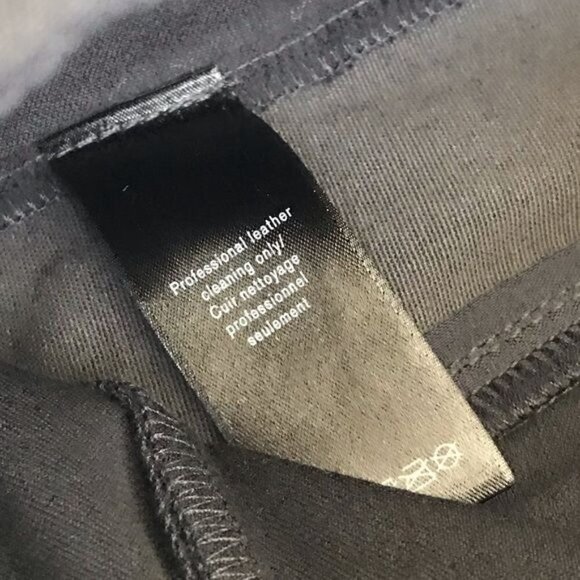 Rag & Bone Black Dani Pants with Leather Side Stripe $395 NWT Size 6 - Picture 9 of 9